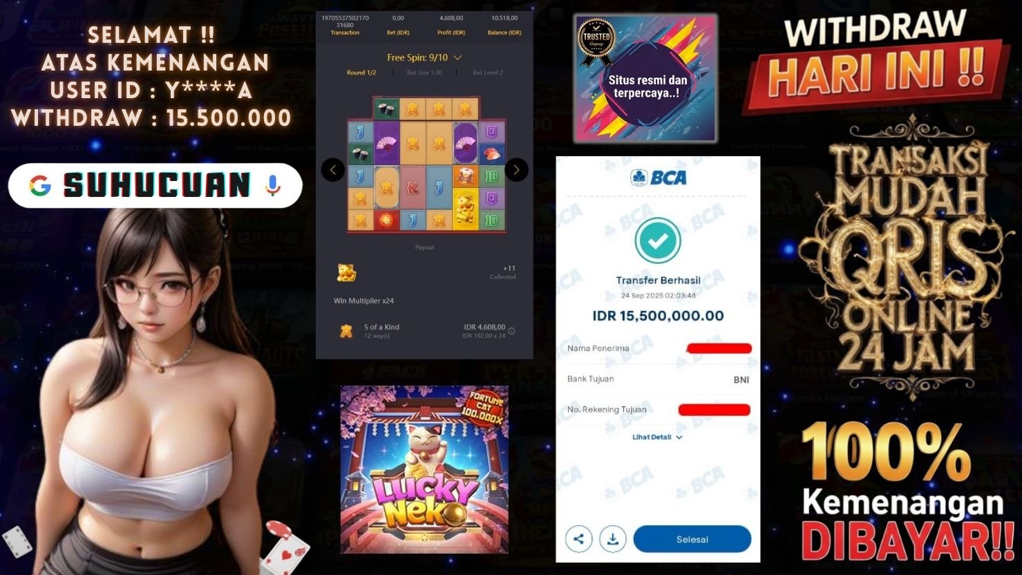 SUHUCUAN JACKPOT SLOT LUCKY NEKO